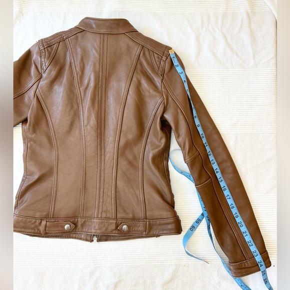 Michael Kors Moto Leather Jacket - Picture 10 of 15